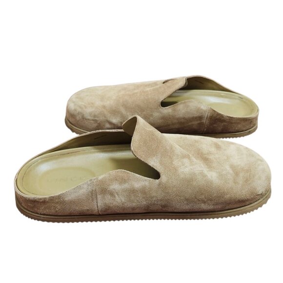 Vince Decker Mens Slip On Decker Suede Mules/ Camel / Size 11 / msrp $275 - Picture 9 of 13